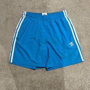 Adidas mens small blue bathing suit